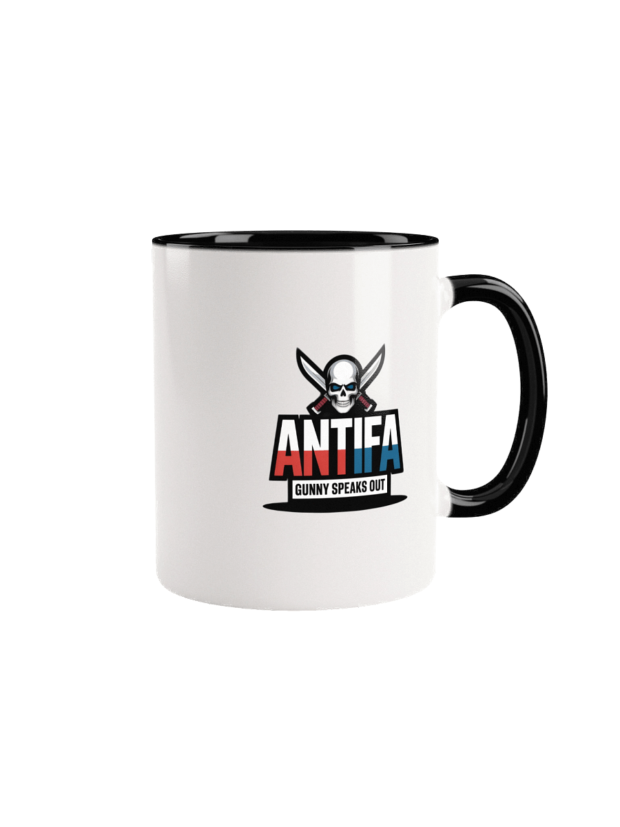 ANTIFA Skull Ceramic Mug product image (4)