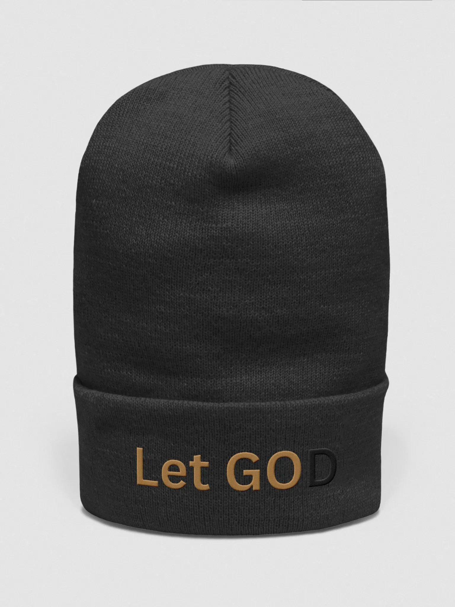 Let GO Embroidered Beanie product image (4)