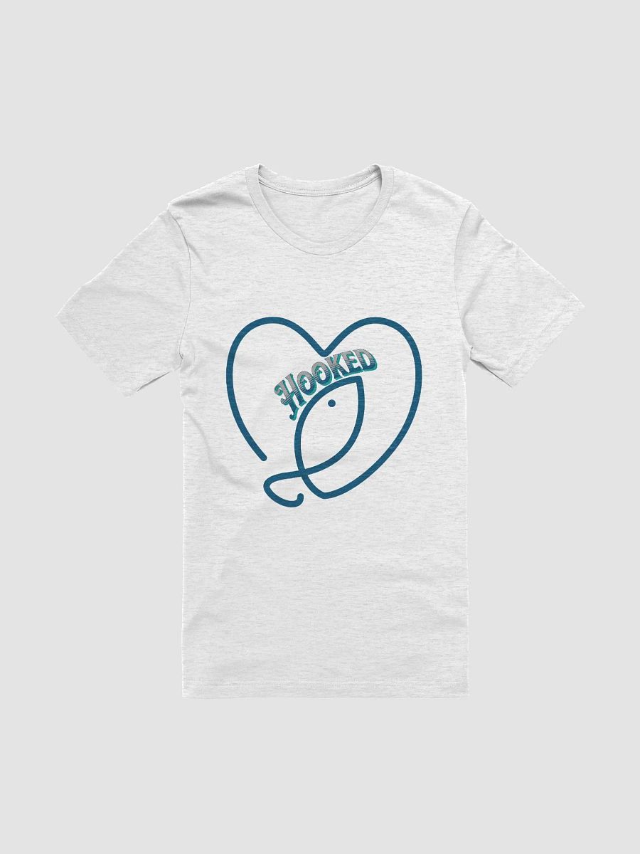Hooked on You: Romantic Fishing T-Shirt, Unisex Couples Tee, Valentine's Day Shirt, Romantic Angler's Apparel, Fisherman's Love Tee product image (2)