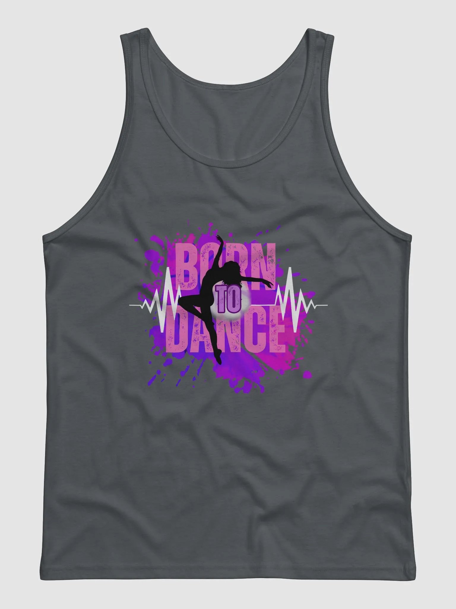 Born to Dance Her Silhouette Tank Top product image (8)