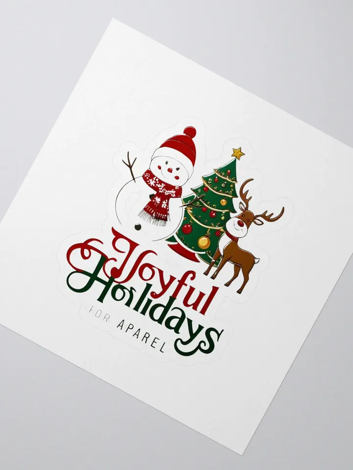 Joyful Holidays Kiss Cut Stickers product image (2)