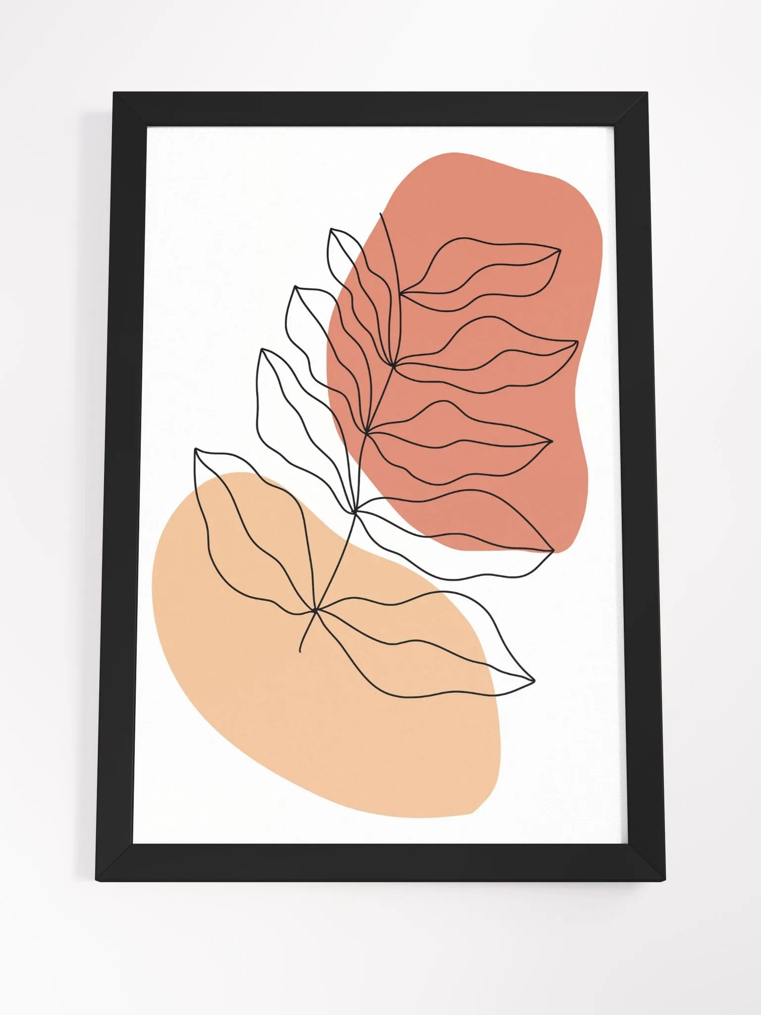 Organic Leaves Framed Art Poster product image (19)