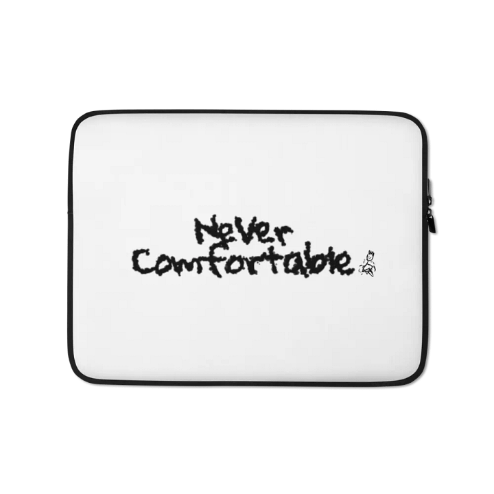 NEVER COMFORTABLE LAPTOP SLEEVE product image (1)