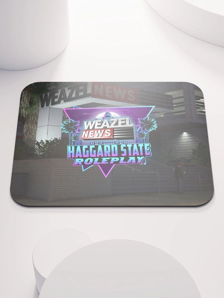 Weazel News HSRP Mousepad product image (1)