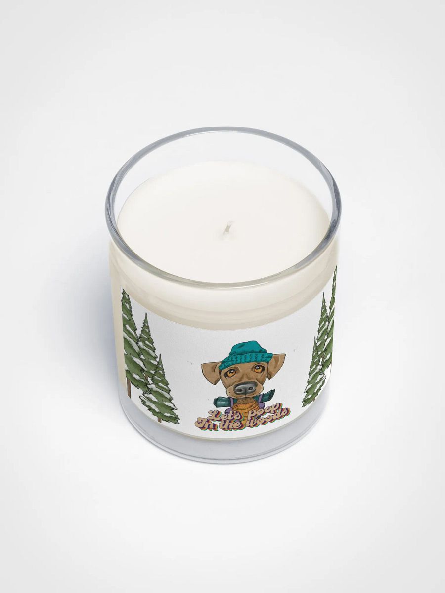 Camping Dog Candle - Let's Poop in the Woods product image (4)