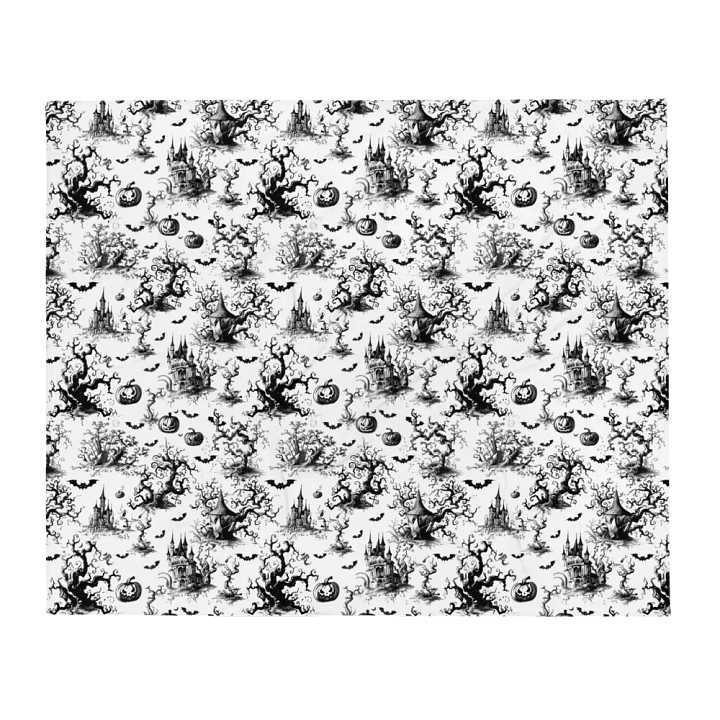 Halloween Black And White Blanket product image (1)