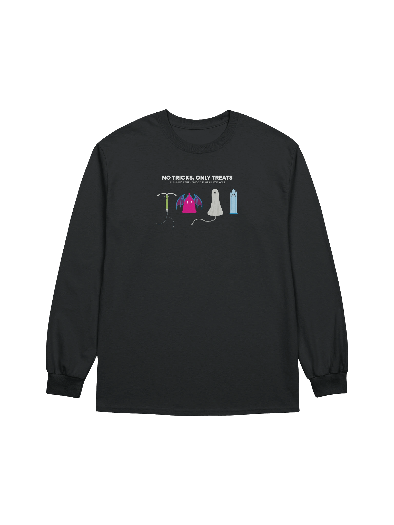 No Tricks Only Treats Long Sleeve T-Shirt product image (1)