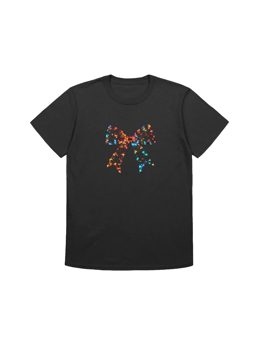Christmas Lights Coquette Bow Unisex T-Shirt product image (7)