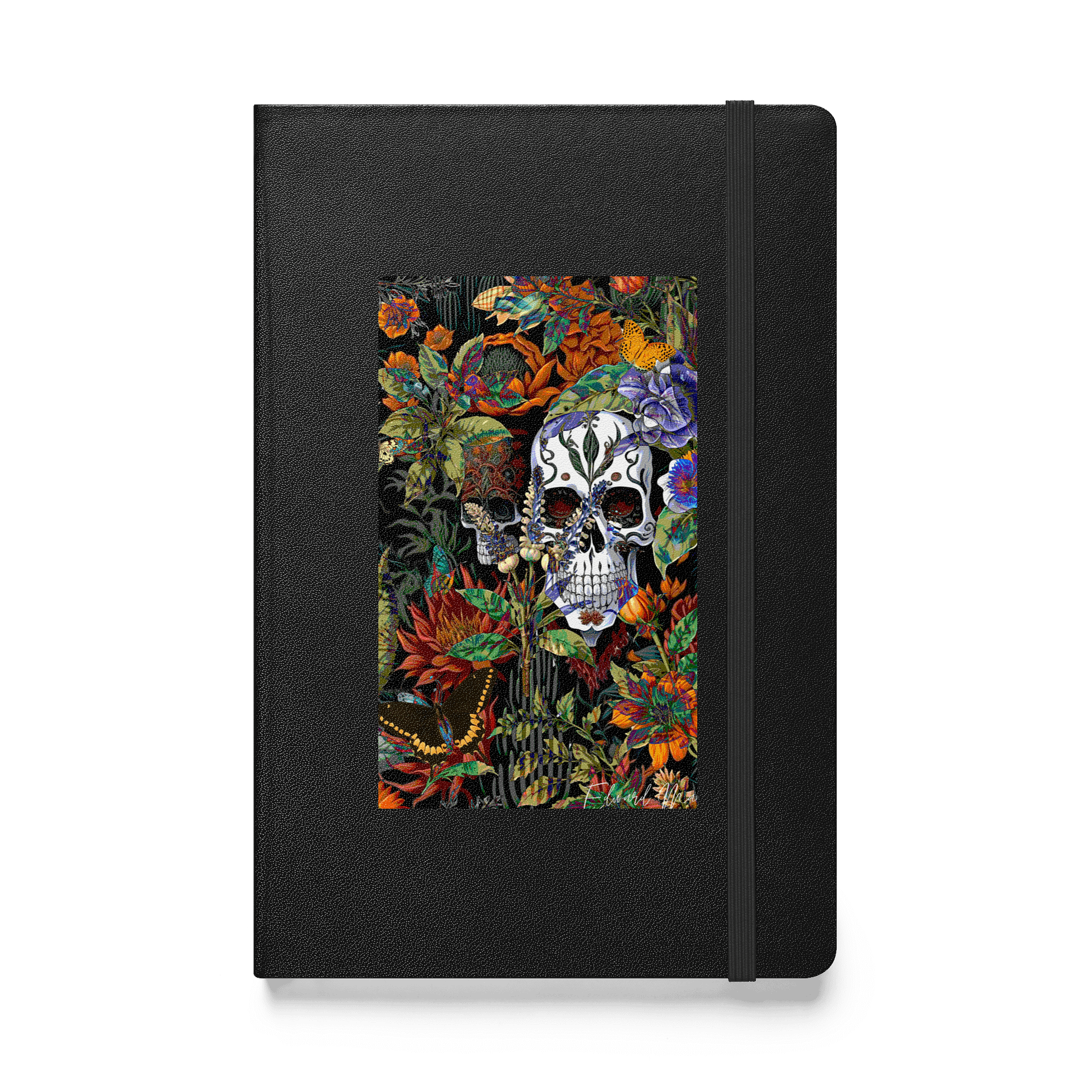 Floral Skulls Hardcover Journal product image (1)