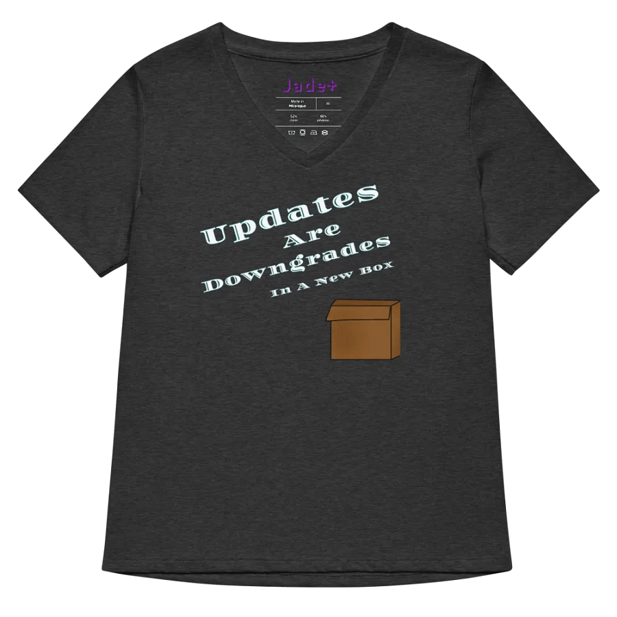 Upgrade Are Downgrades In A New Box V-Neck Tee product image (31)