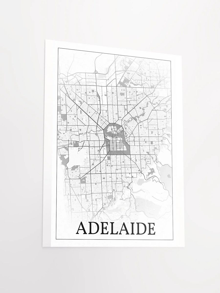 Adelaide, Australia, city map print product image (14)