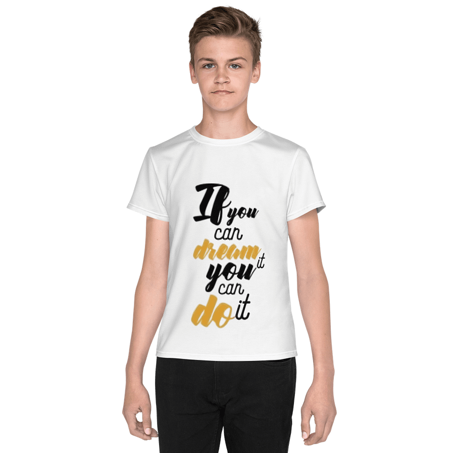 Kids Youth Crew Neck T-Shirt All-Over Print product image (1)
