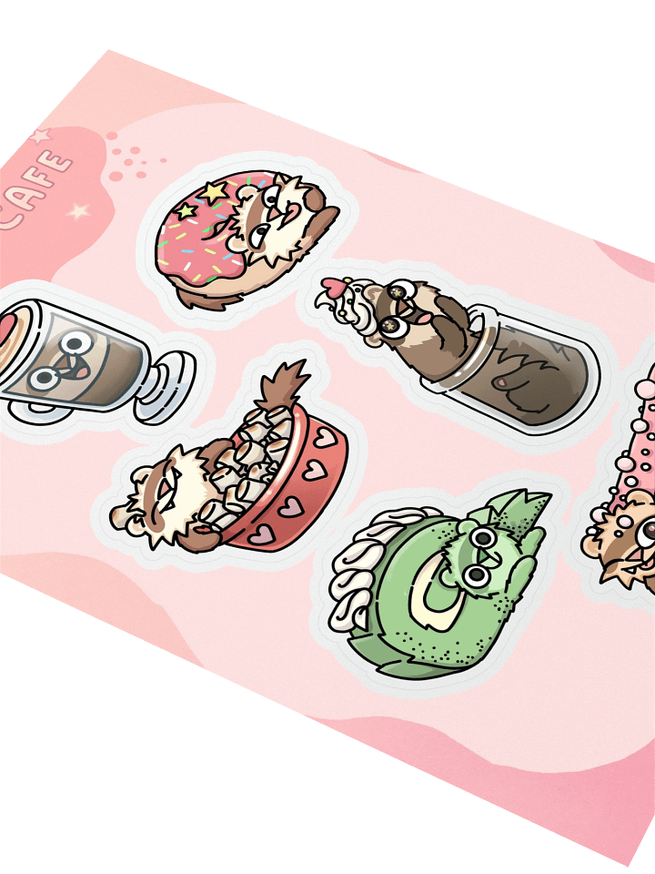 Ferret Cafe - Sticker Sheet product image (2)