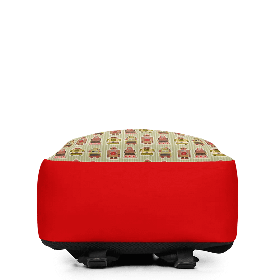 Atomic Robot Party - Backpack in Green and Red product image (5)
