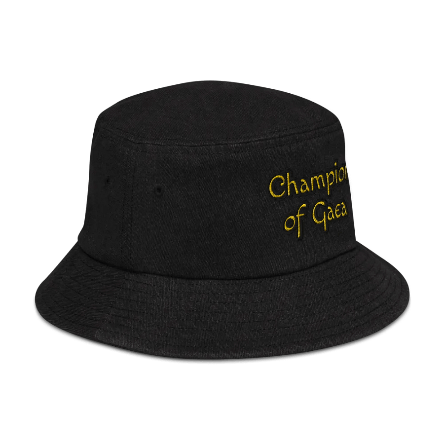 Champion of Gaea | Denim Bucket Hat product image (6)