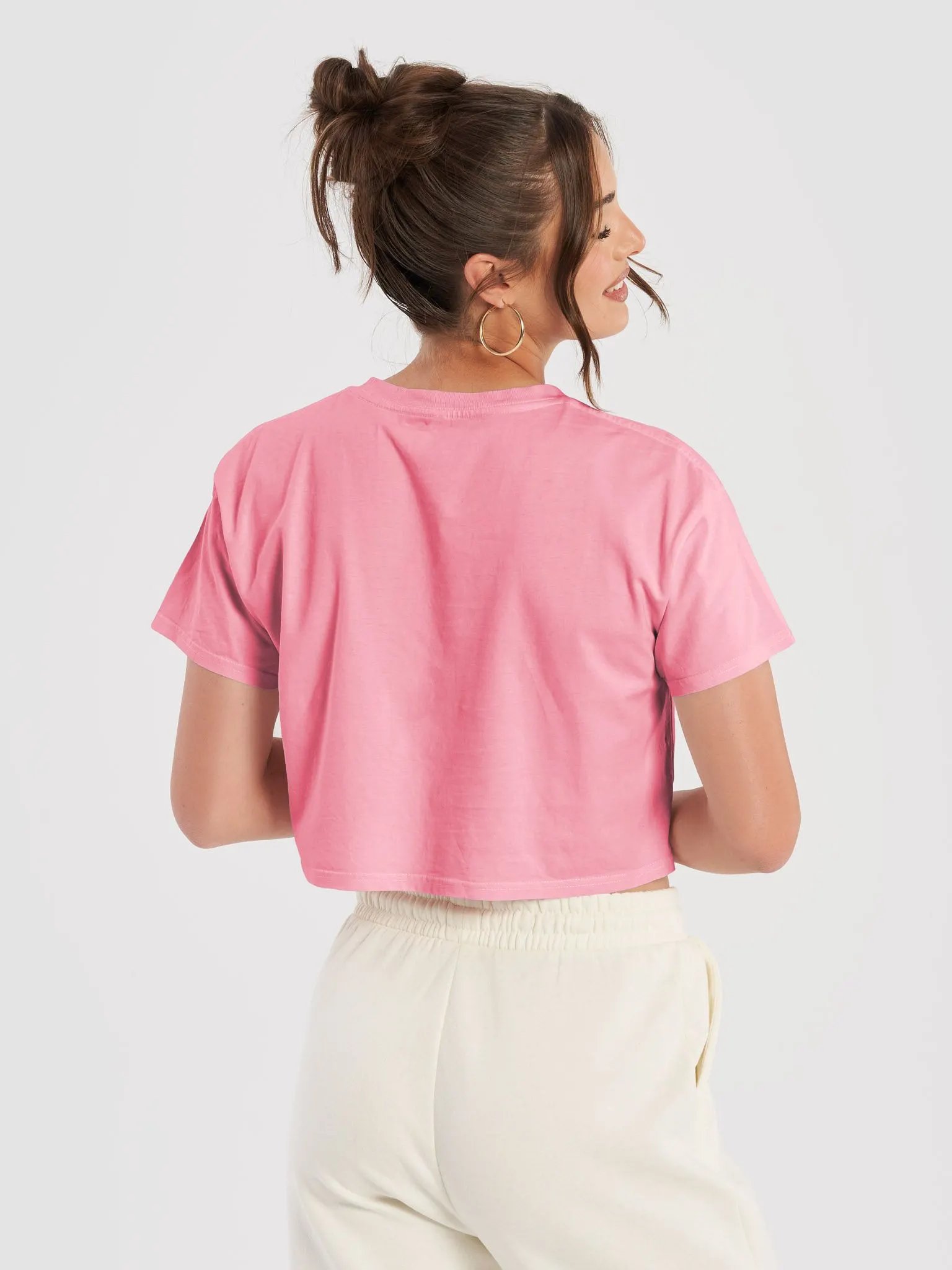 No Advice Pink Crop Top product image (33)