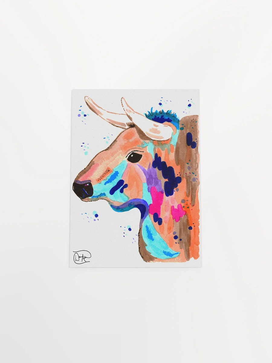 Chaos Bull Watercolour Print product image (4)