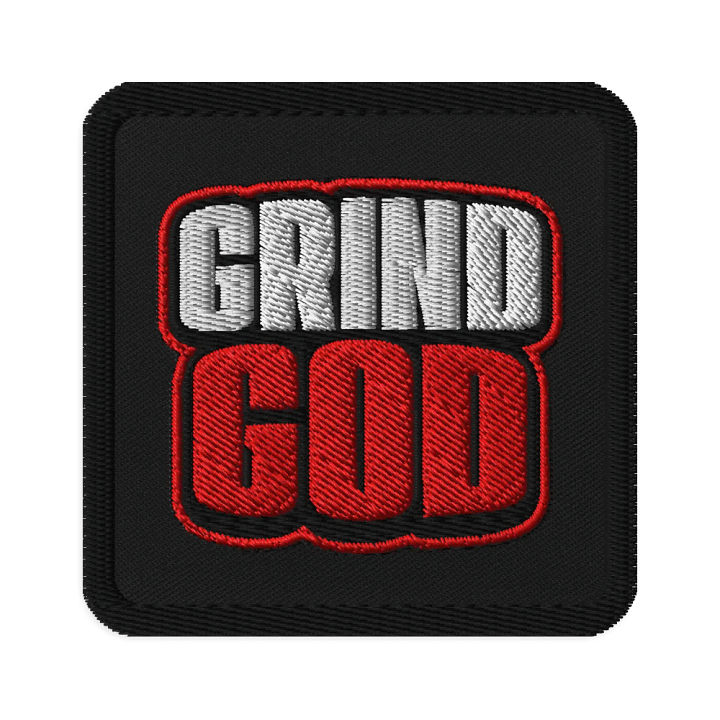 GRIND GOD Embroidered Patch product image (1)