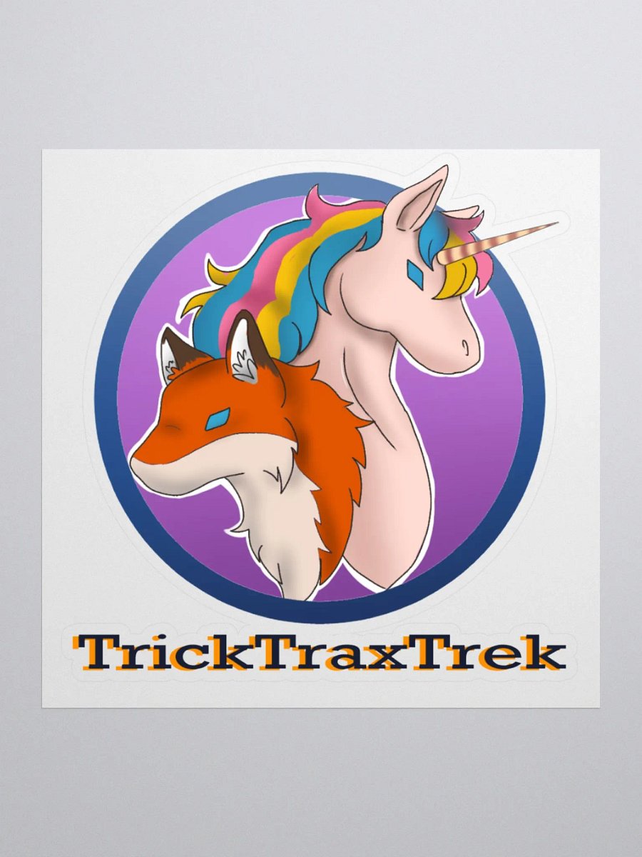 Fox and Unicorn Duo Stickers product image (1)