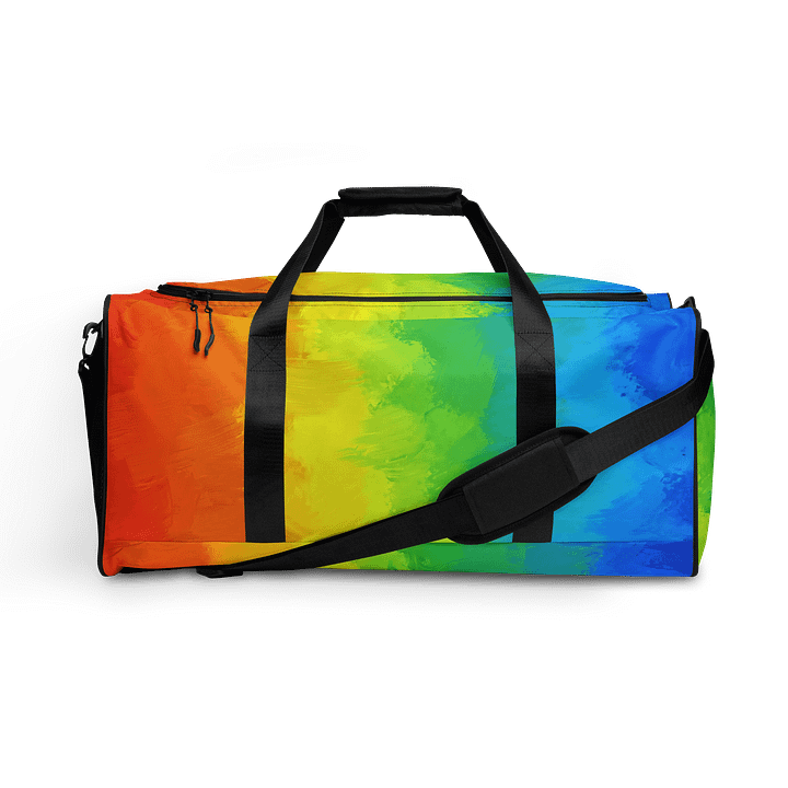 Rainbow Gradient All-Over Duffle Bag product image (1)