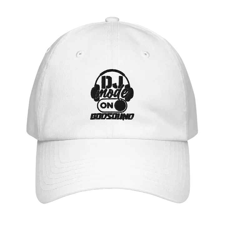 Stylish Under Armour® Dad Hat "DJ Mode On" Dad Cap in White by DJ GodSOUND! product image (1)