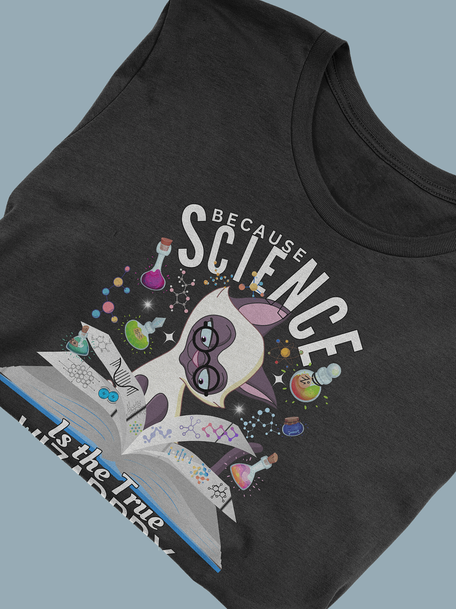 Because Science Is the True Wizardry Funny cat Science /Bella+Canvas Supersoft product image (5)