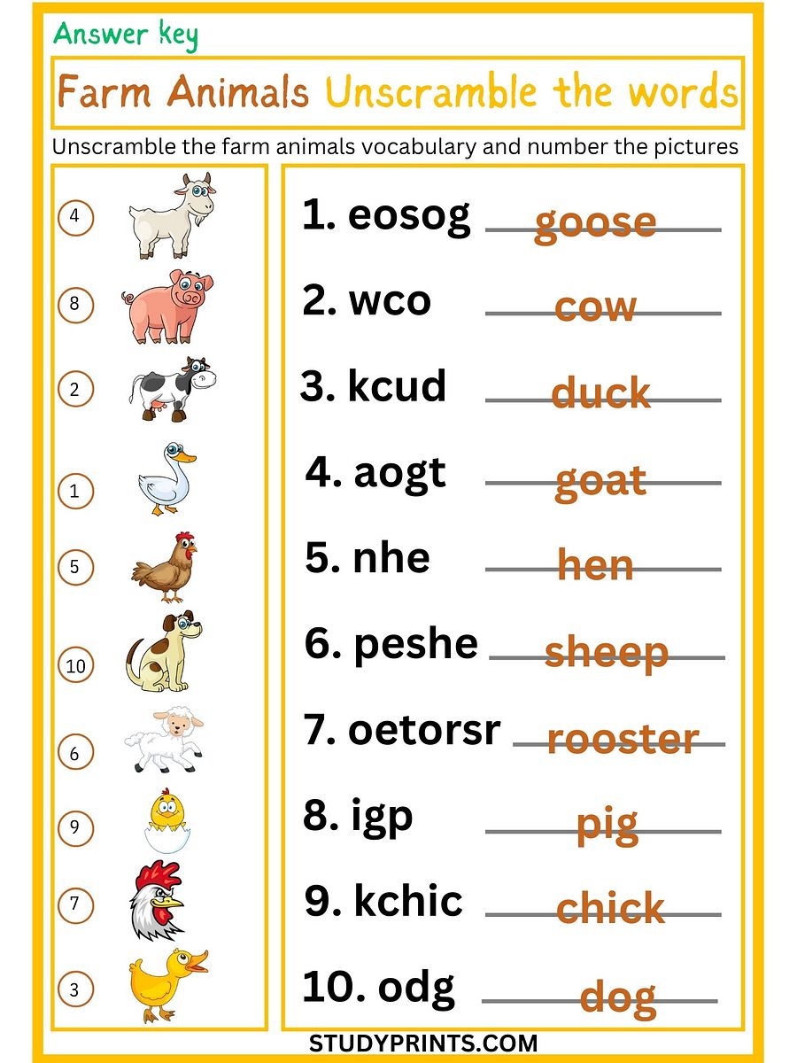 animal farm vocabulary worksheet chapters 1-3 continued answers product image (3)