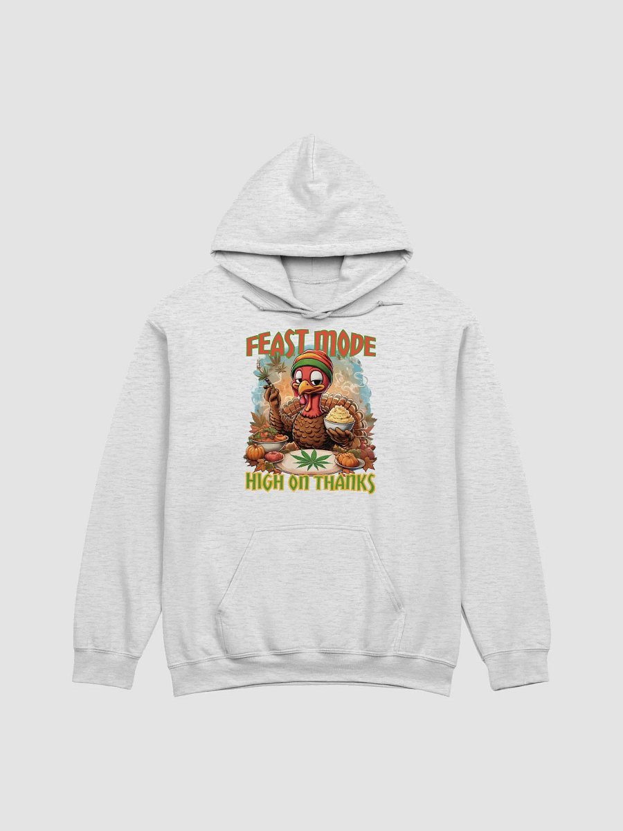 Funny Rasta Turkey Gildan Hoodie | Thanksgiving Weed Gildan Hoodie product image (1)