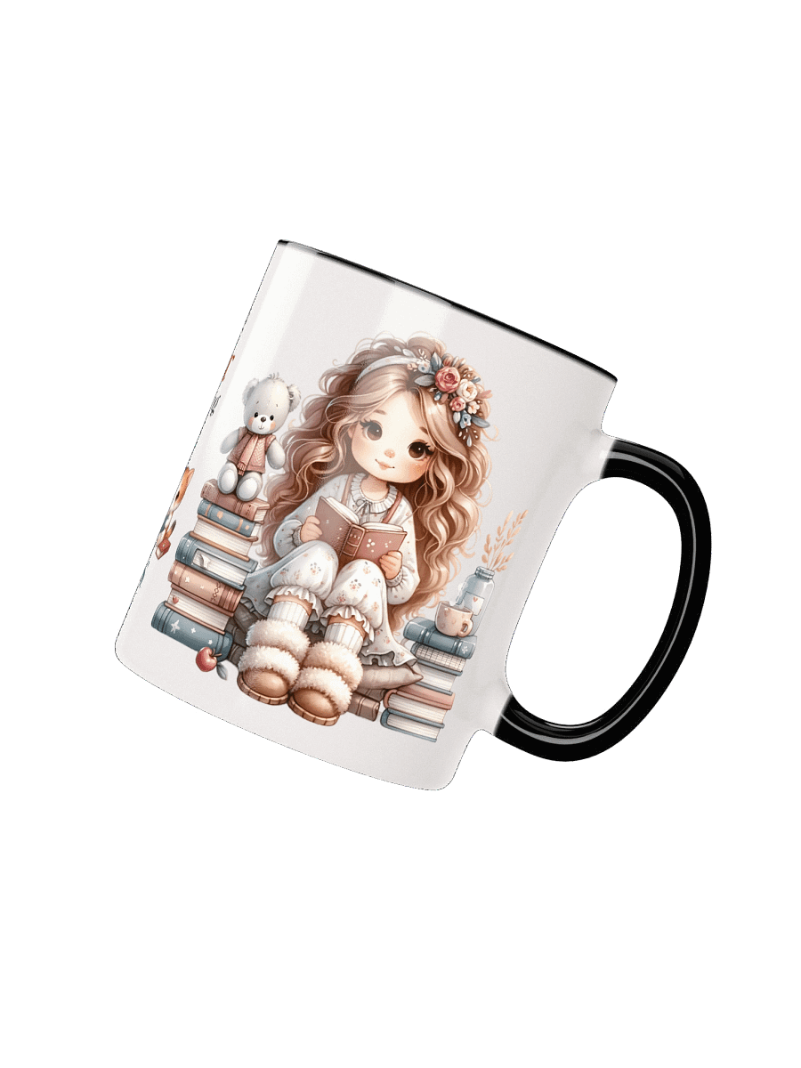 “A Purring Editor” Ceramic Mug – Cute Cat, Coffee & Sewing Book Quote Gift product image (3)