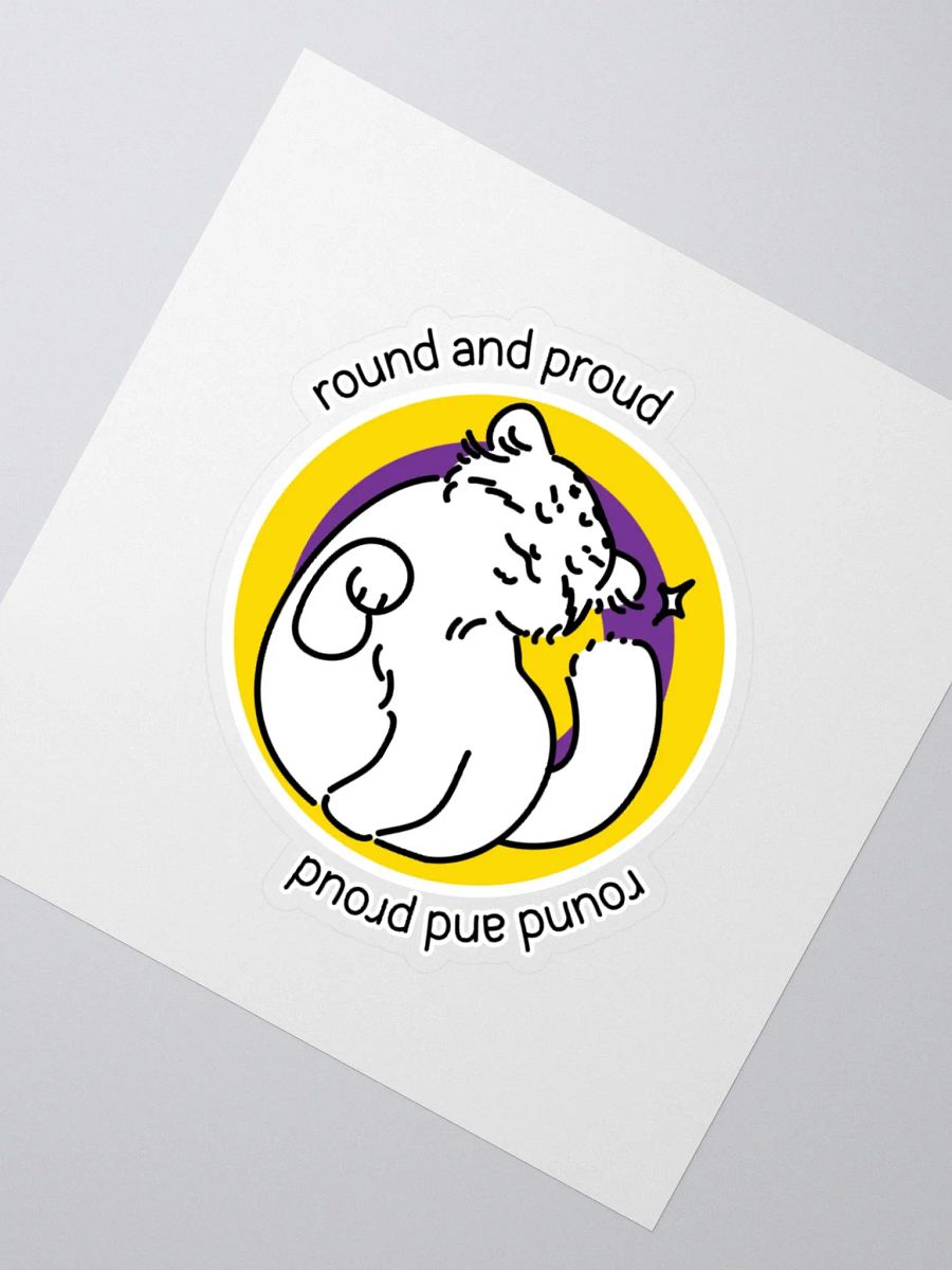 Round and Proud Manul Intersex Version - Sticker product image (6)