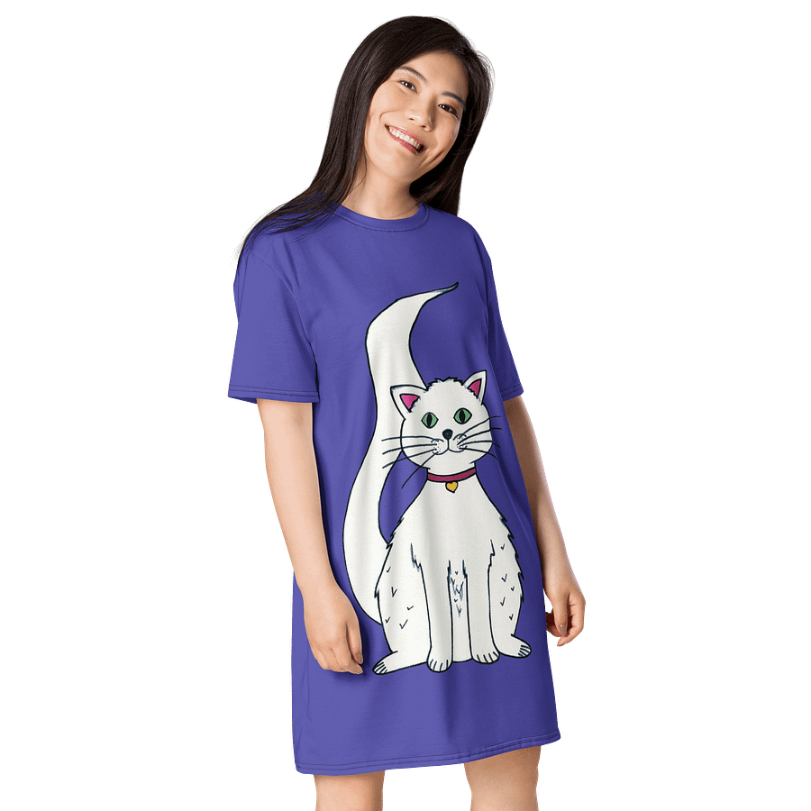 Cat (art by Dina R.) - T-Shirt Dress product image (4)