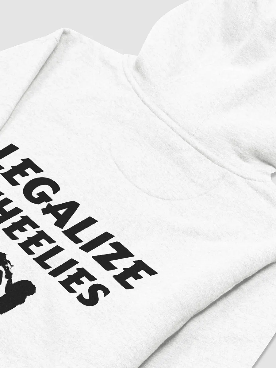 Legalize Wheelies Hoodie White product image (4)