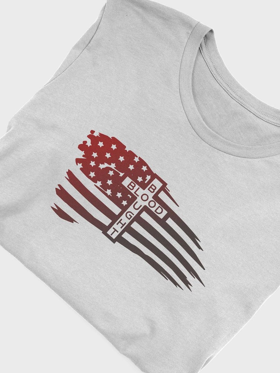 Blood Bought Flag Unisex Tee product image (3)