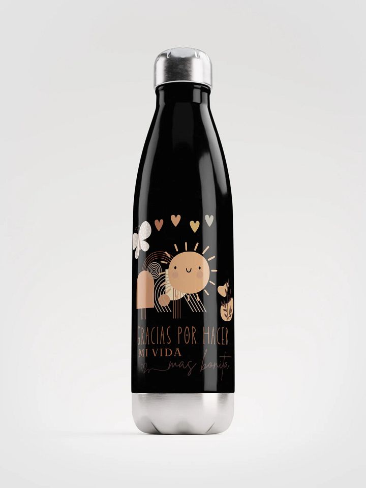 Boho Happy Mother´s Day Gracias por hacer mi vida mas bonita Steel water bottle product image (2)