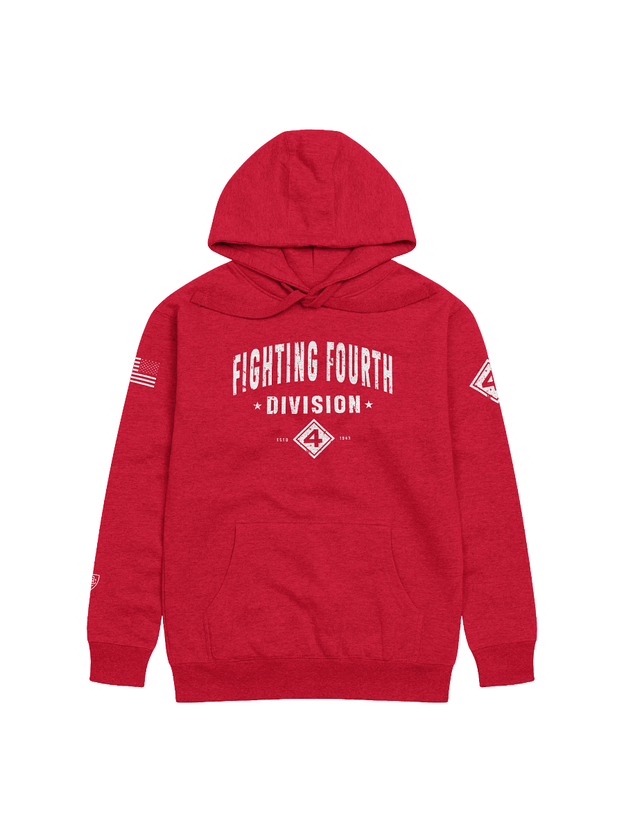 Fighting Fourth - 4th Marine Division "Distressed" Hoodie product image (1)