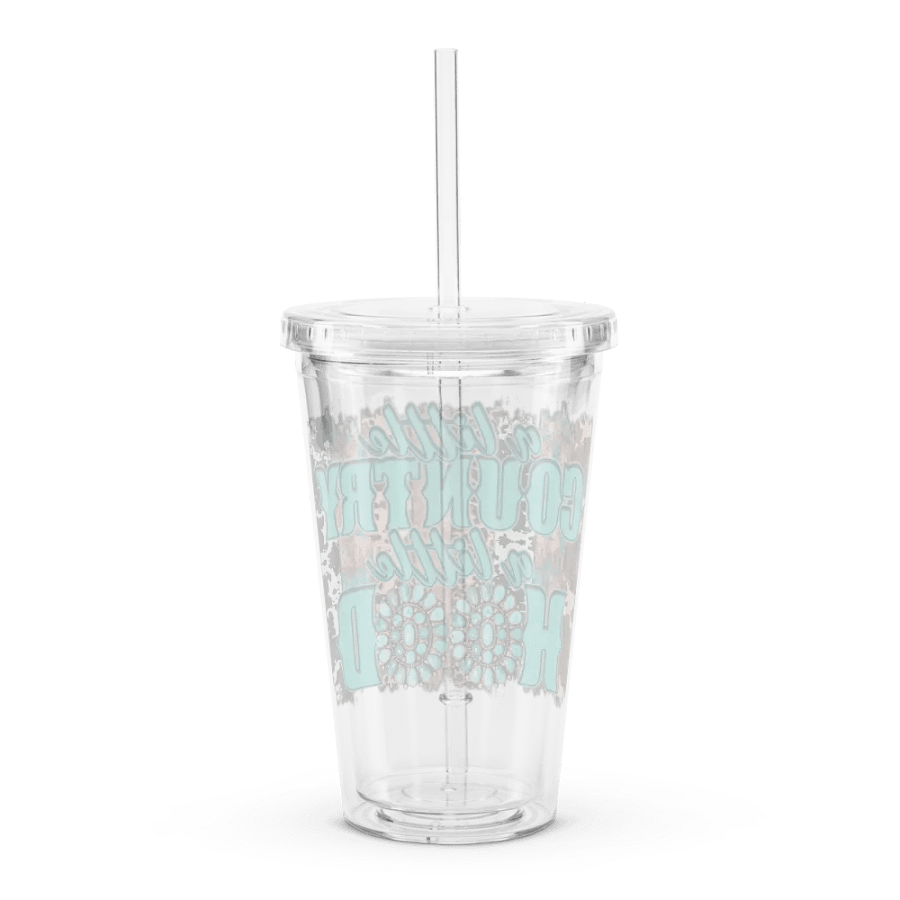 A Little Country, A Little Hood - Double Wall Clear Plastic Tumbler product image (2)