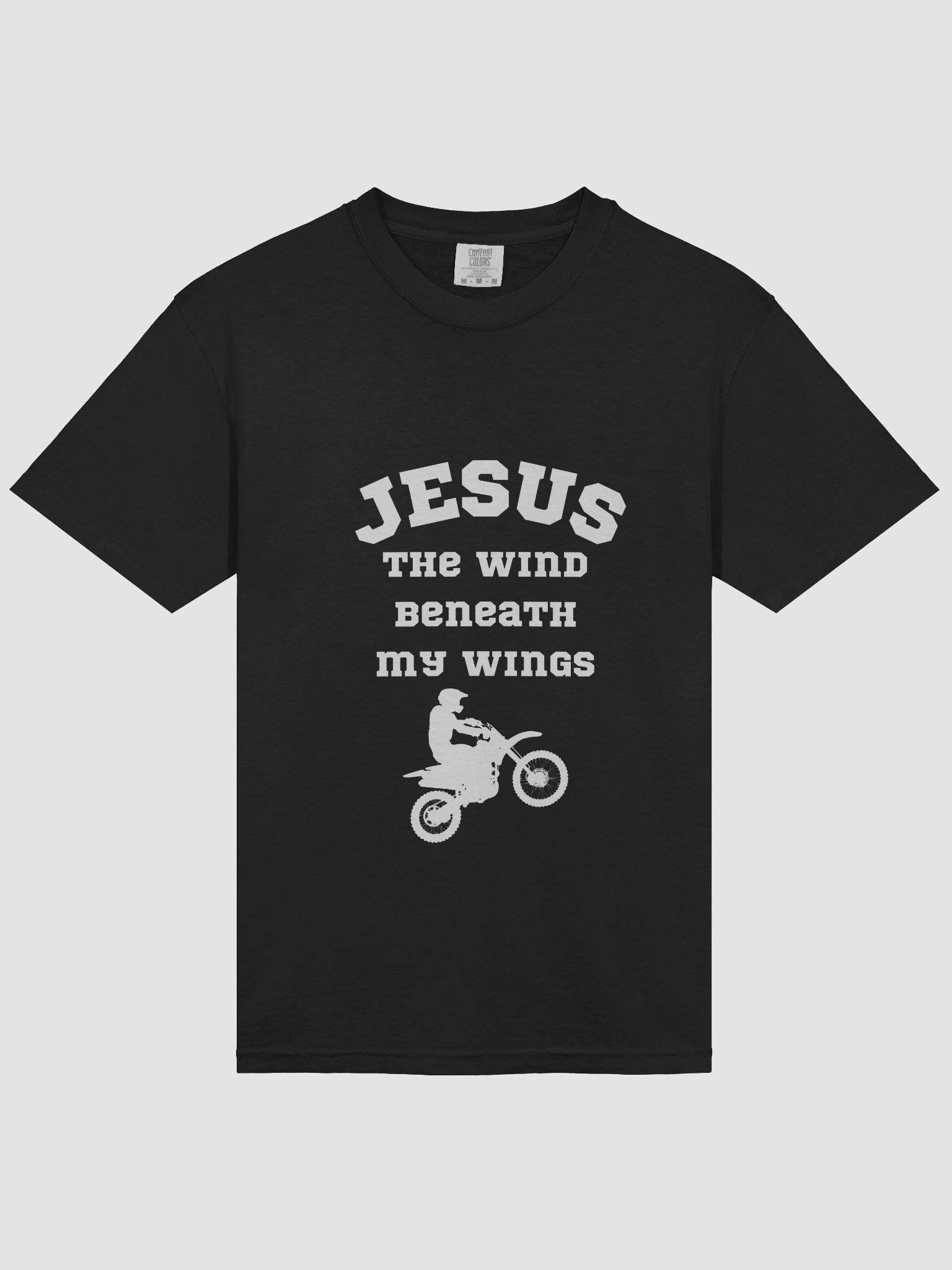 Trust The Ride: "Jesus The Wind Beneath My Wings" Statement Tee product image (3)