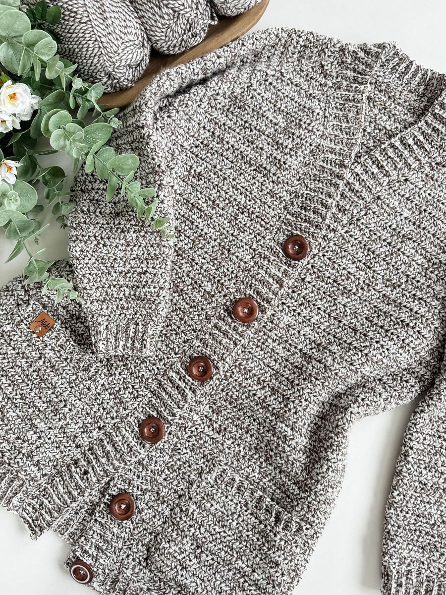 Everyday Ragg Cardigan Crochet Pattern product image (3)