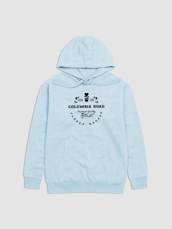 Columbia Road Market Cozy Unisex Hoodie (Sky Blue) product image (1)