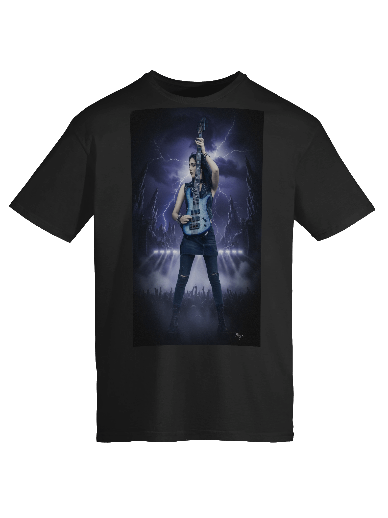 Thunderstruck Bassist T-Shirt product image (9)