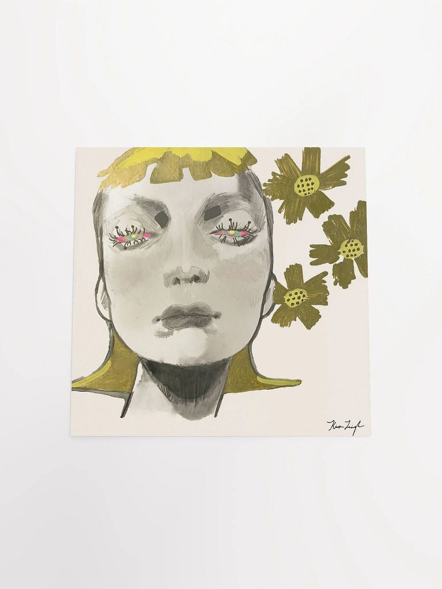 Golden Daisies Square Matte Print product image (17)