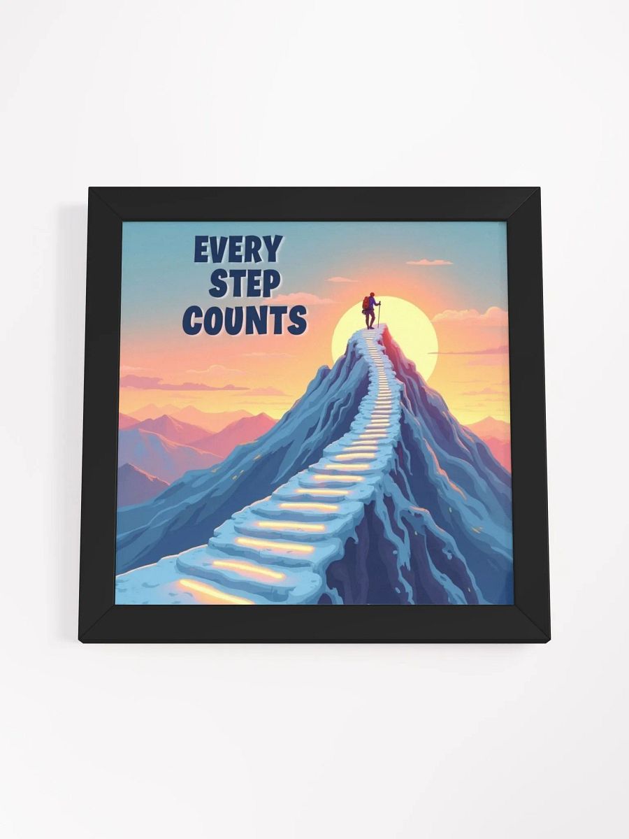 Summit Glow: Illuminated Path Matte Poster product image (50)