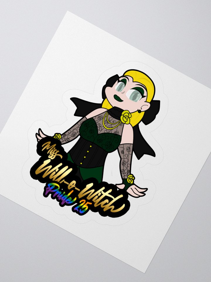 Miss Will-o-Witch Pride 25 sticker product image (3)