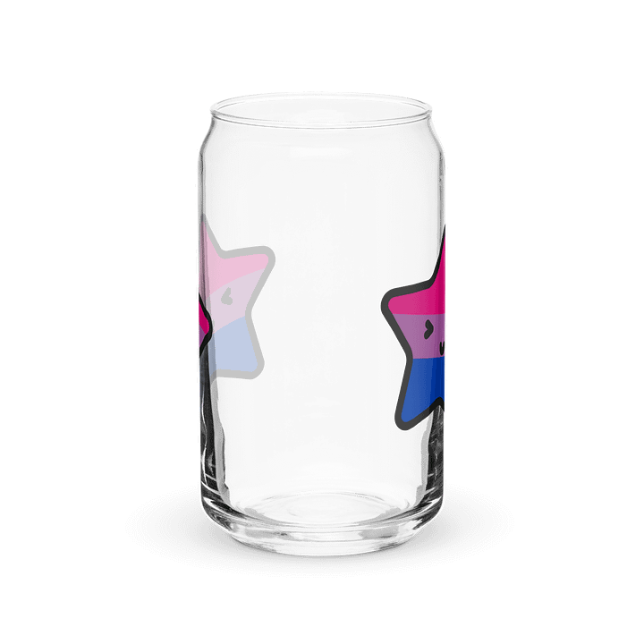 Can-shaped Lucy Bi Pride glass product image (2)