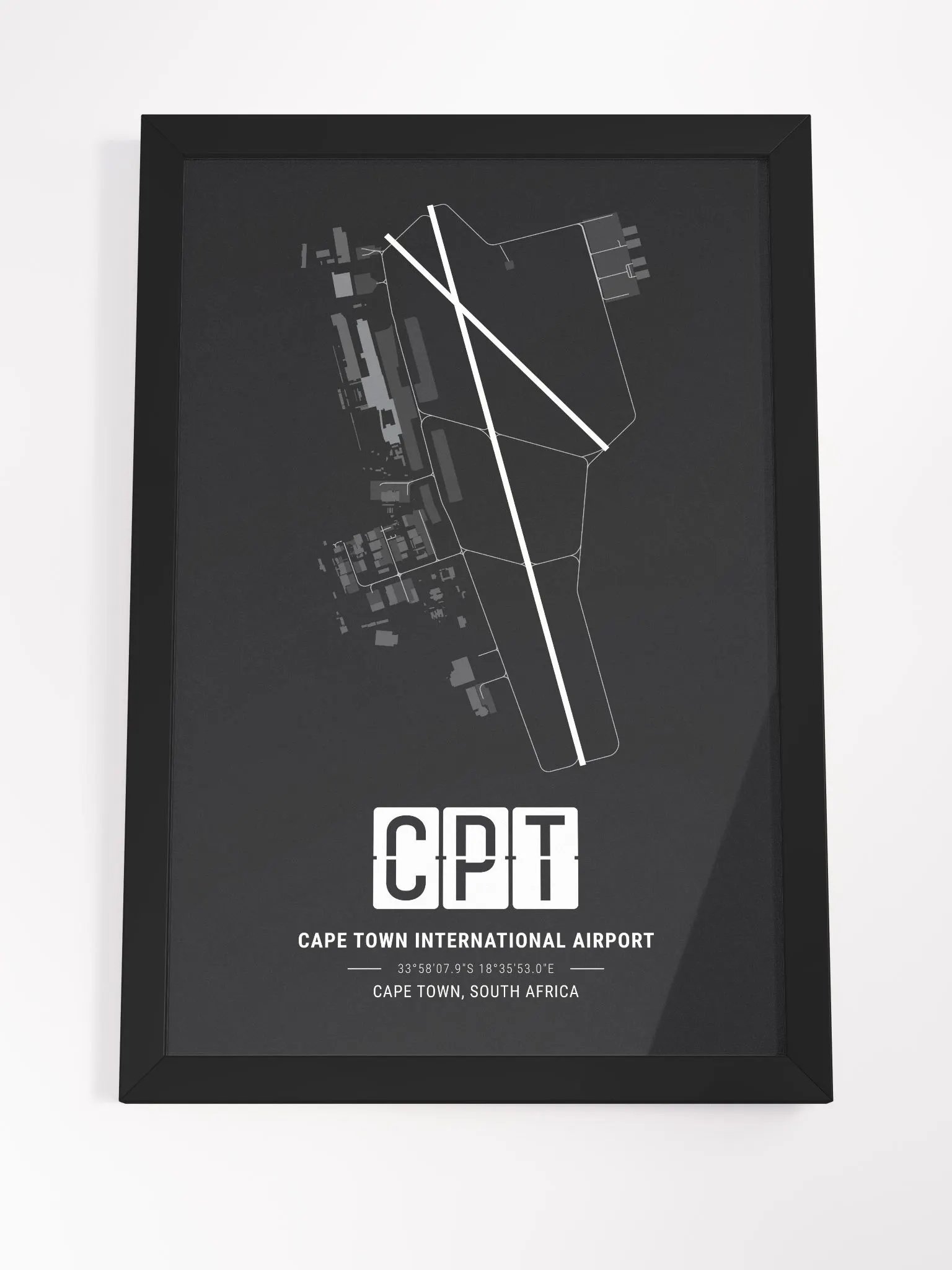 Framed Airport CPT Premium Map On Matt Paper product image (4)