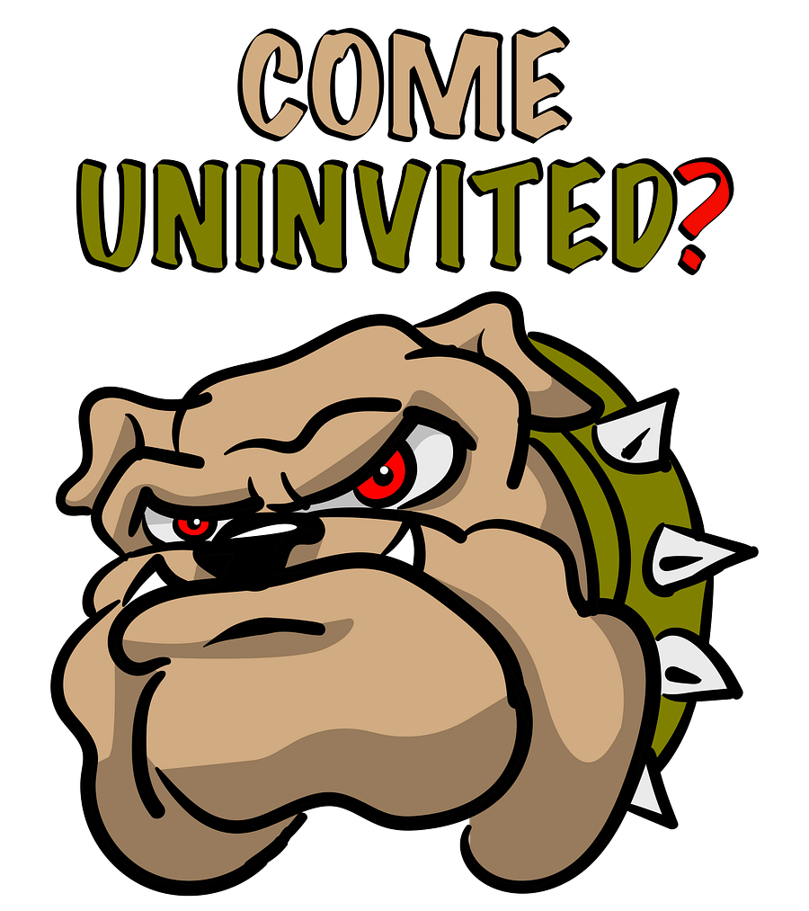 Mad Dog Welcomes Uninvited Guests T-Shirt product image (2)