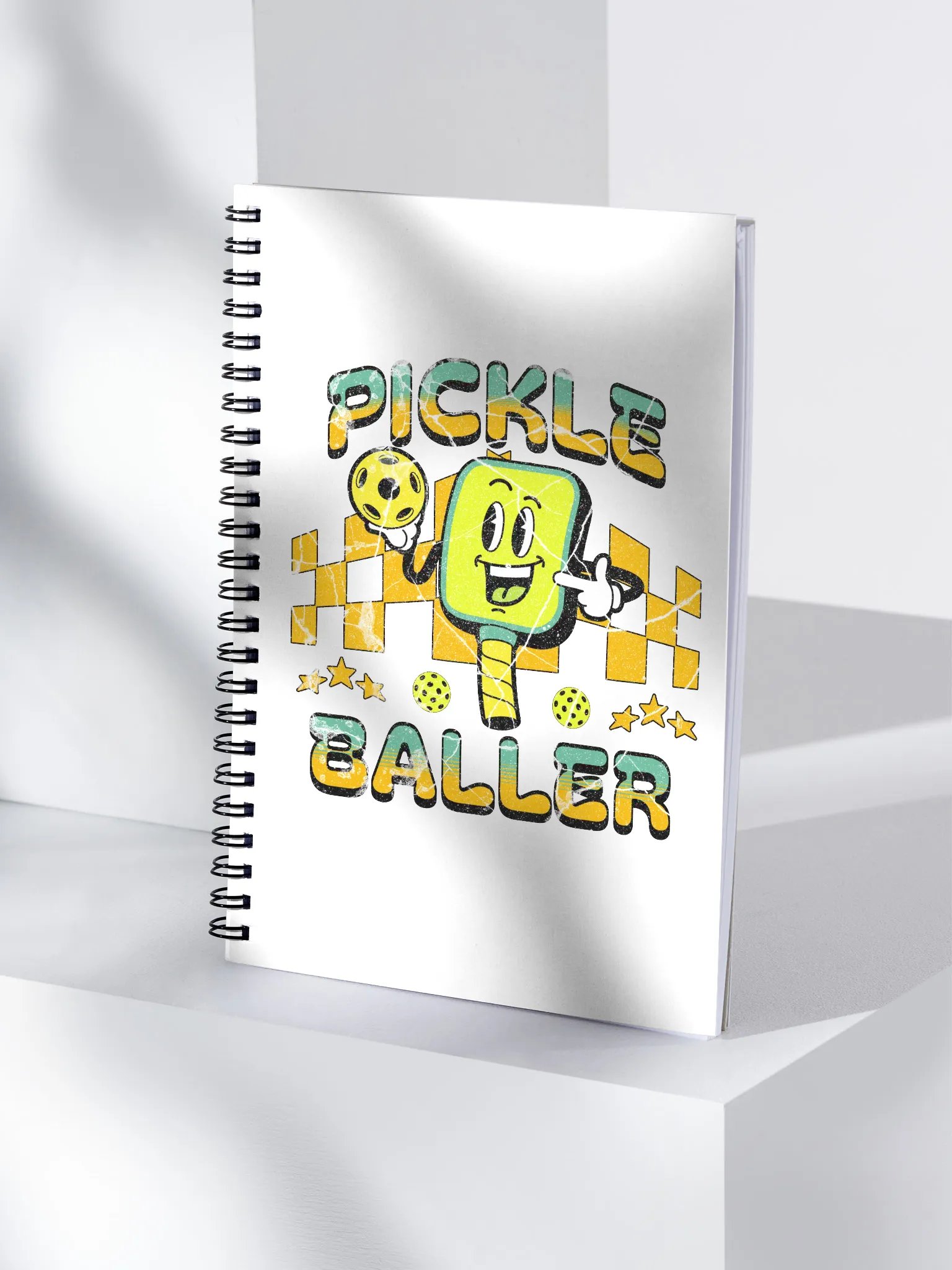 Pickle Baller Pickleball Spiral Notebook product image (1)