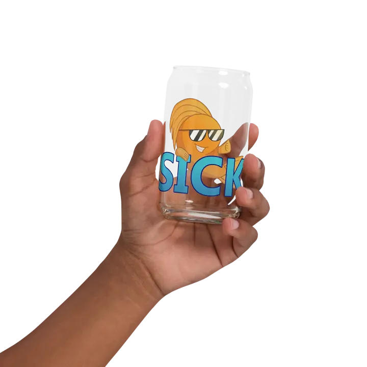 Sick Fish Glass With Lid product image (2)