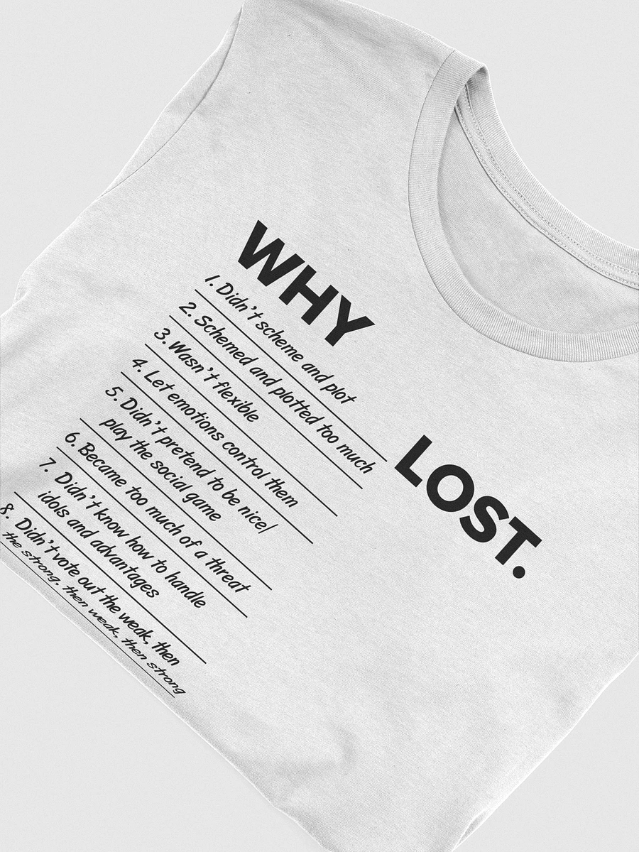 Why X Lost - Unisex Super Soft Cotton T-Shirt product image (38)
