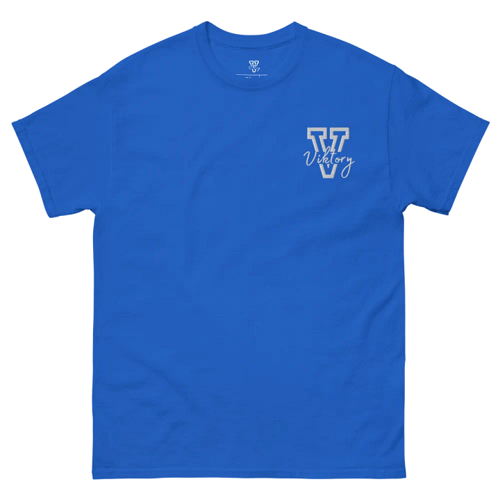 Adult Shirt Blue (white logo) product image (2)